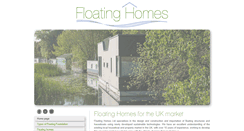 Desktop Screenshot of floatinghomes.ltd.uk