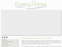 Tablet Screenshot of floatinghomes.ltd.uk
